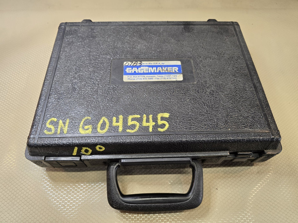 Gagemaker CL-1003 Camlock Micrometer Gage 2” - 3" For API Weld Flange Thickness