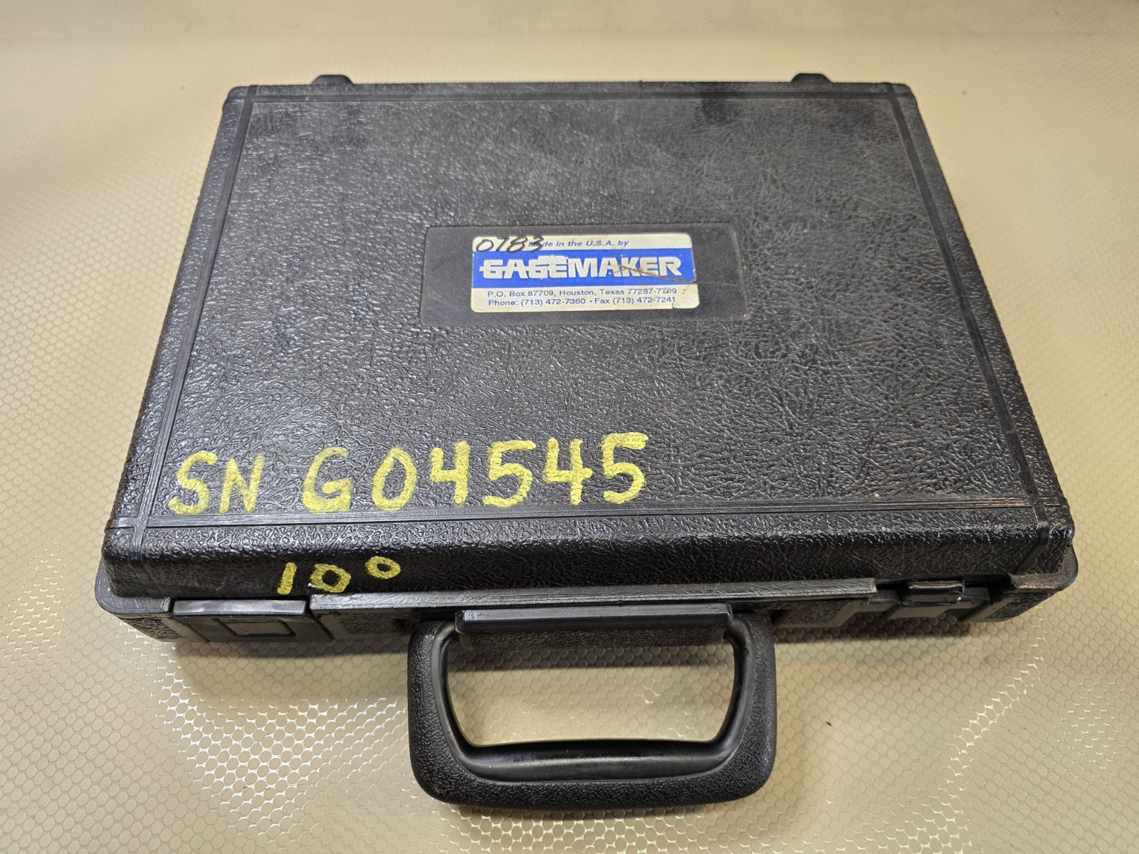 Gagemaker CL-1003 Camlock Micrometer Gage 2” - 3" For API Weld Flange Thickness
