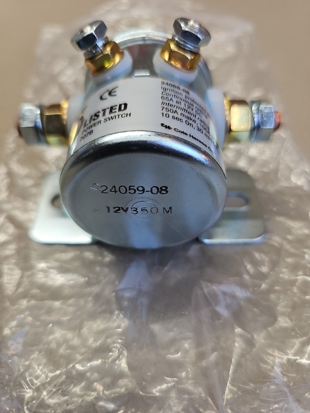 Cole Hersee Solenoid Replacement 12V 350M Surge Amps  24059-08 NEW