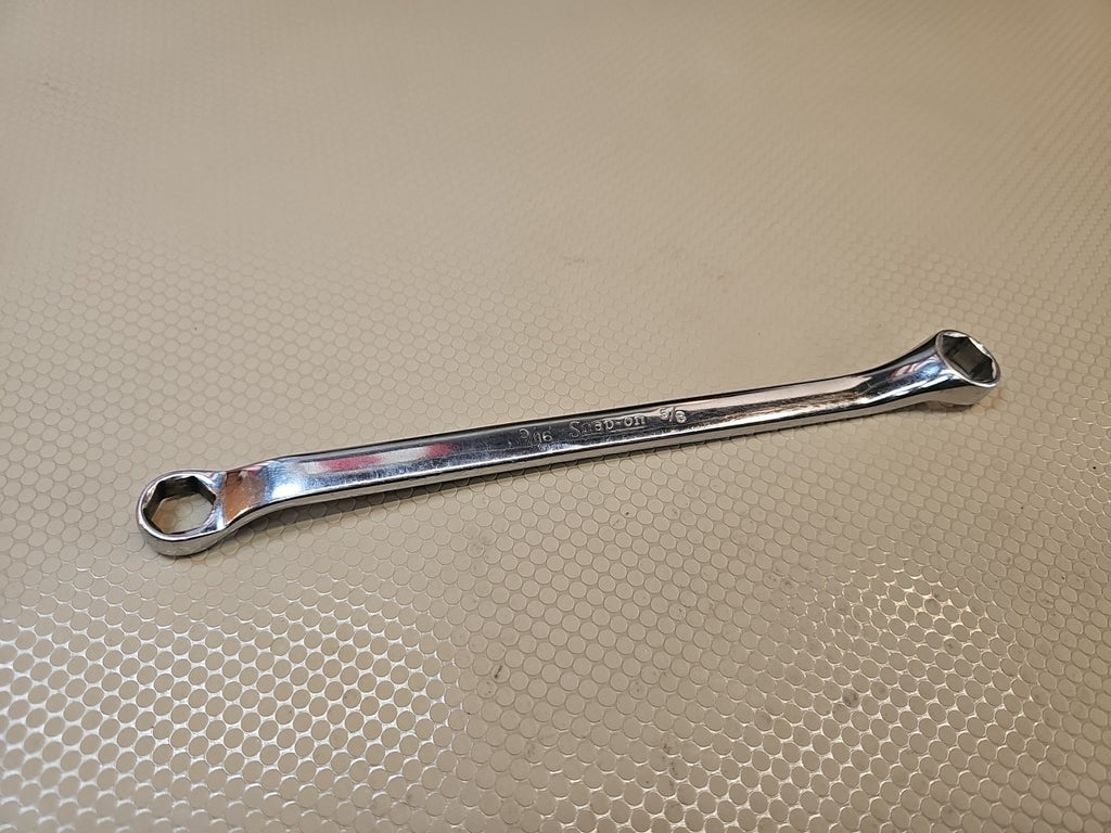 Snap-on Tools USA XB1820S SAE 9/16" & 5/8" 6 Point Double End Offset Box Wrench