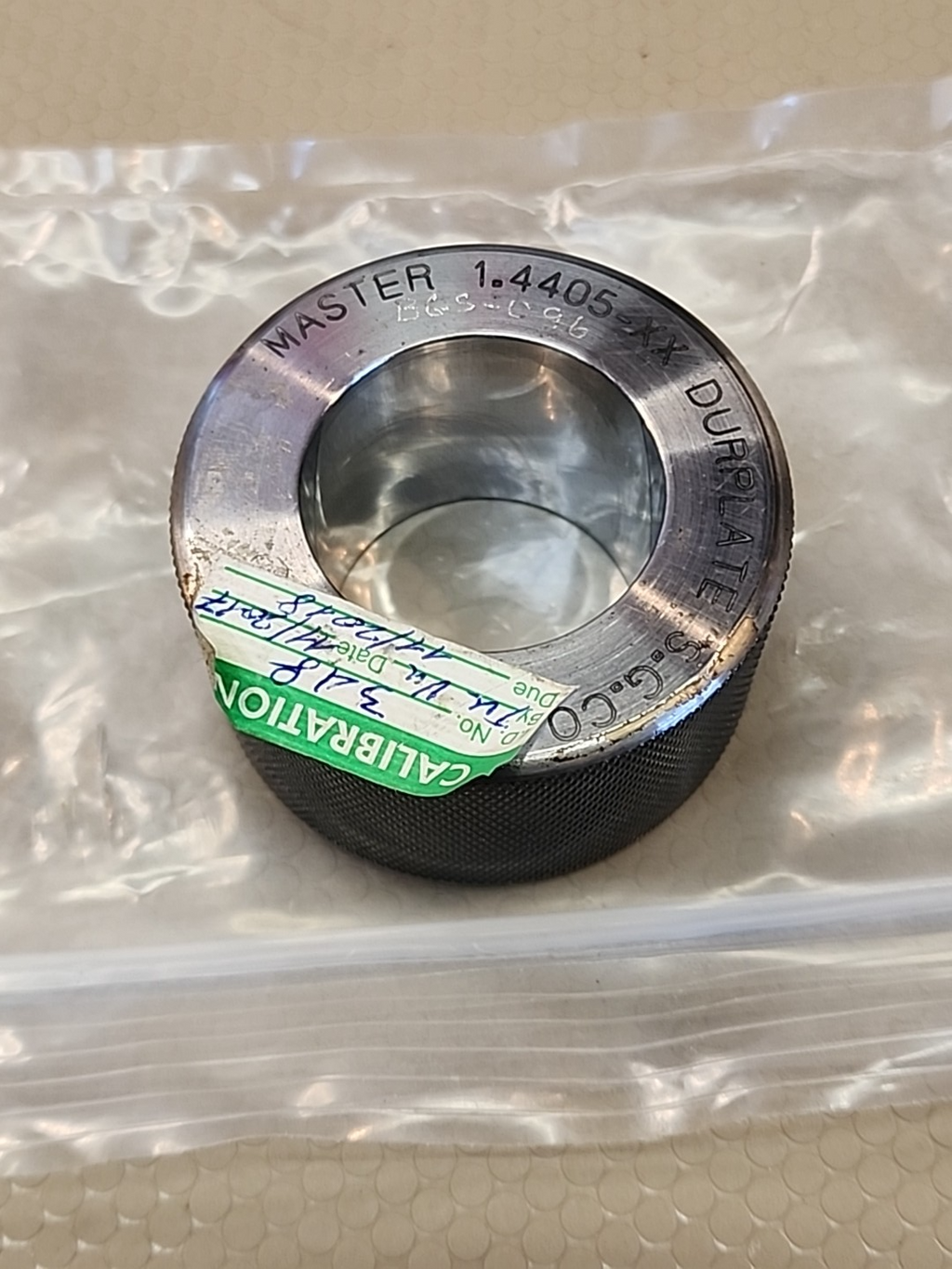 Master 1.4405--XX Dutplate S.G. CO Used 1pc