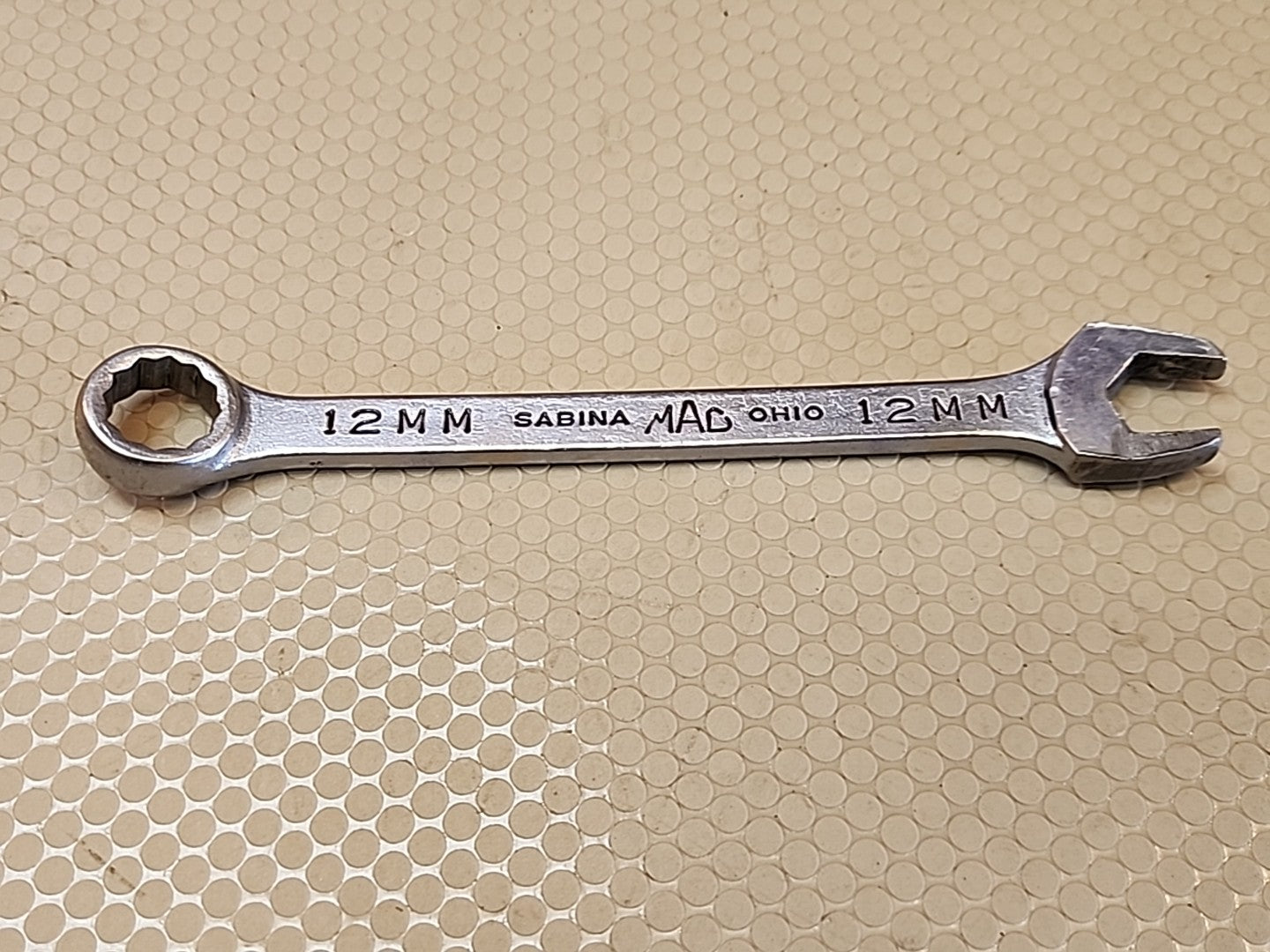 Mac Tools USA M12CW 12mm Metric Combination Wrench 12 Point Polished Chrome