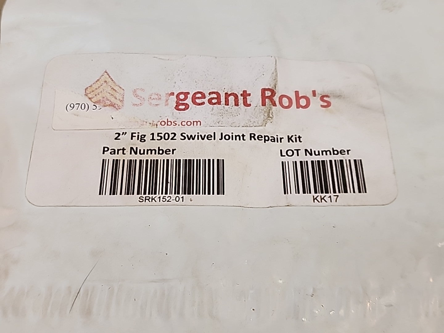 REPAIR KIT Swivel Joint Long Radius 2" Style 50 M X F Union FIG 1502 Std Ser
