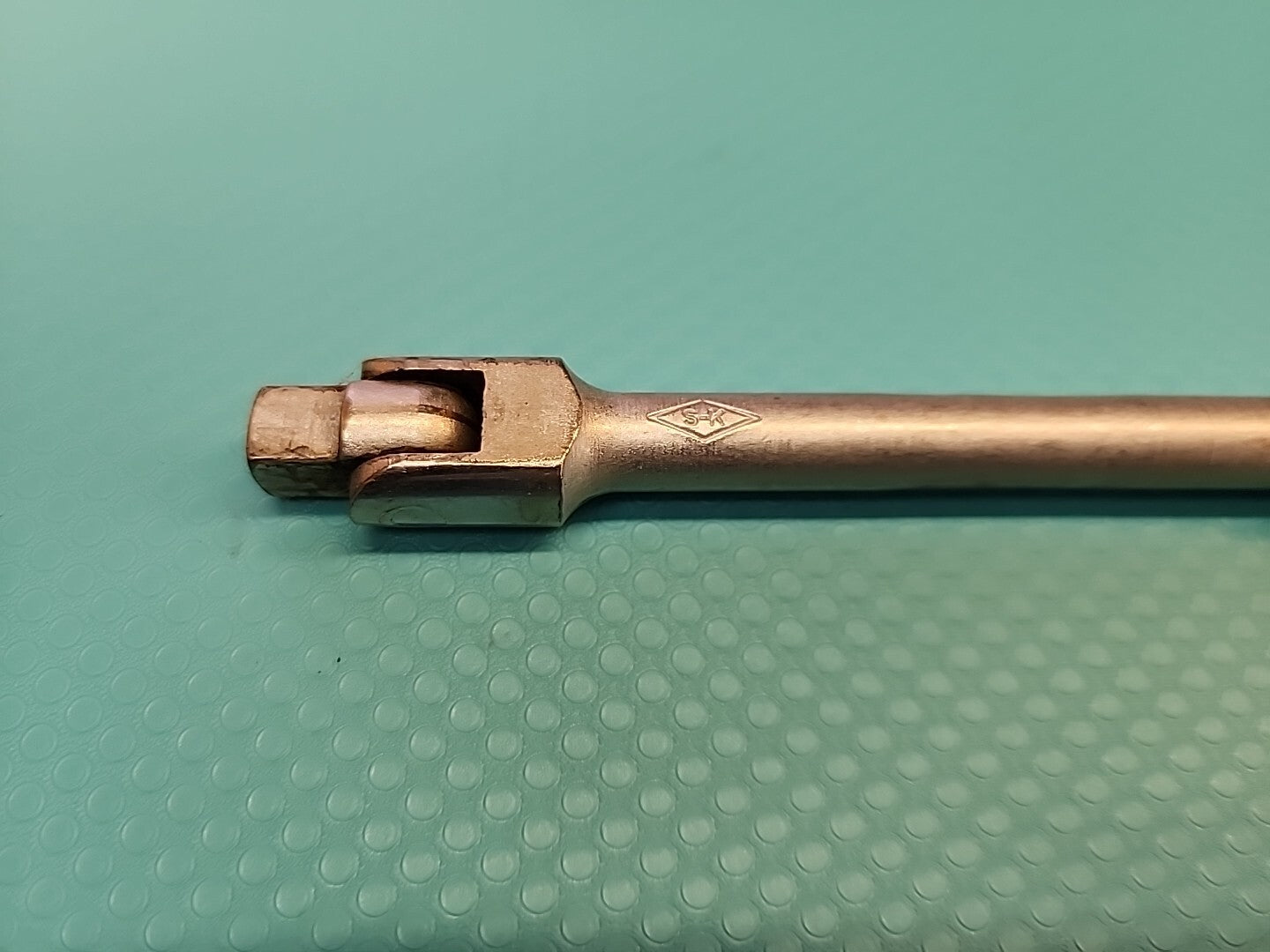 Vintage S-K  45153 - Flex Head Breaker Bar Long 3/8" Drive USA, 8" Long.