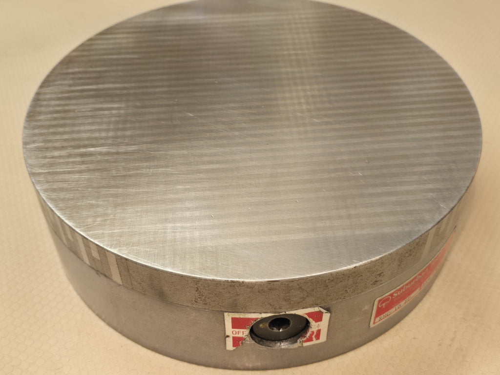 Suburban Tool 10” Fine Pole Magnetic Chuck USA RMC-10-FP Round Lathe Grinder 