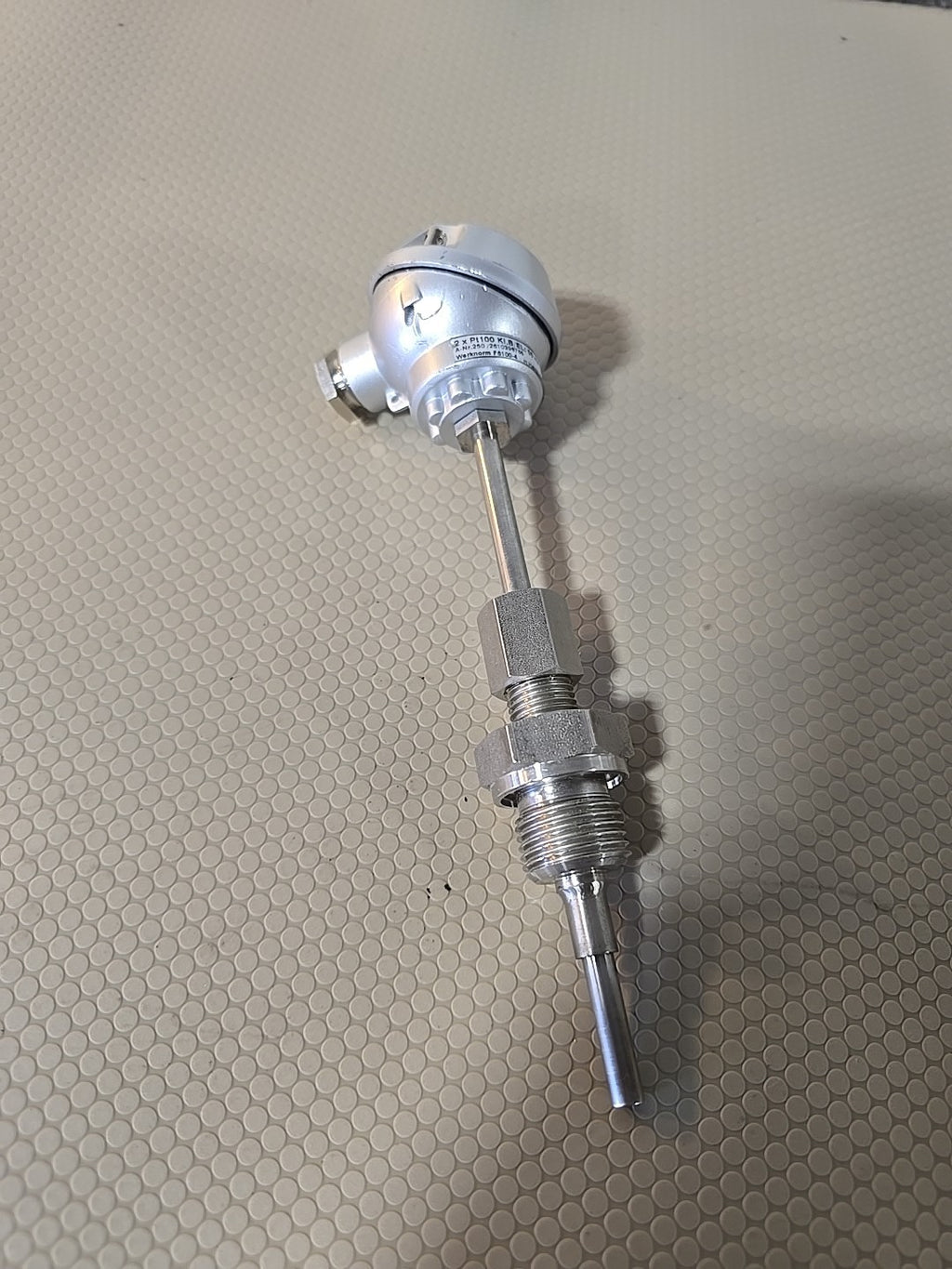 NEW Werknorm F6100-4 Thermometer 221601 R58 S5711 230mm Widerstandsthermometer
