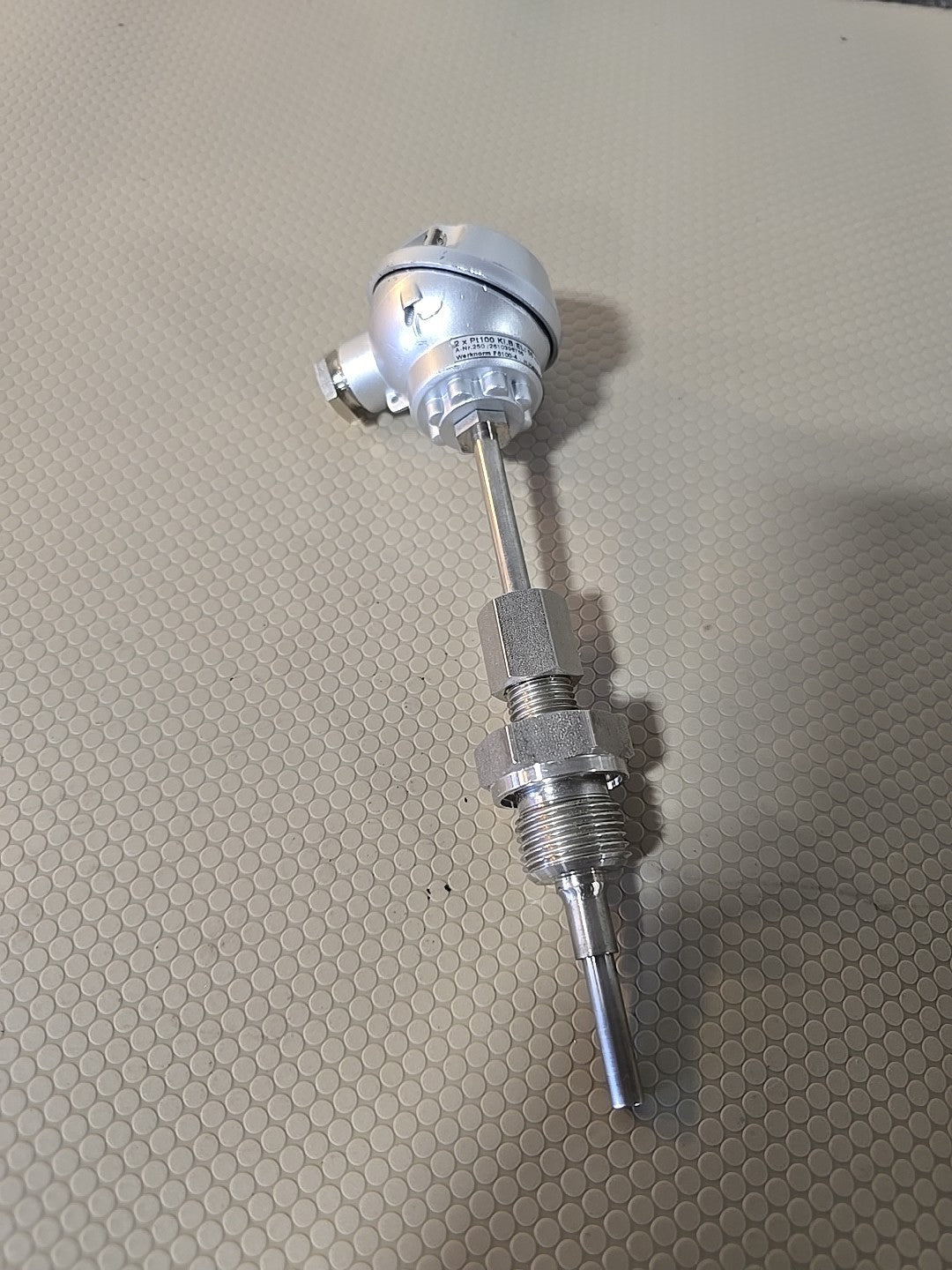 NEW Werknorm F6100-4 Thermometer 221601 R58 S5711 230mm Widerstandsthermometer