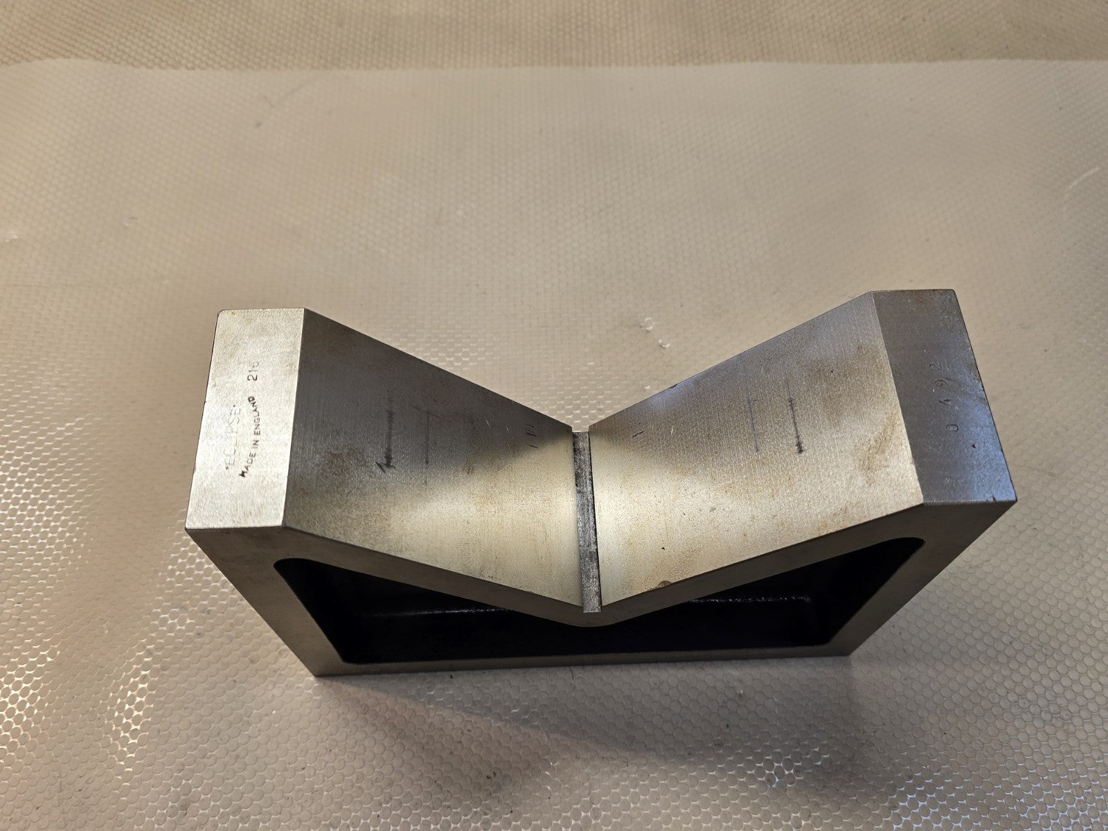 Eclipse Machinist 9" V Block Used Made In England 216 8.5 Inch Or 9 Inch
