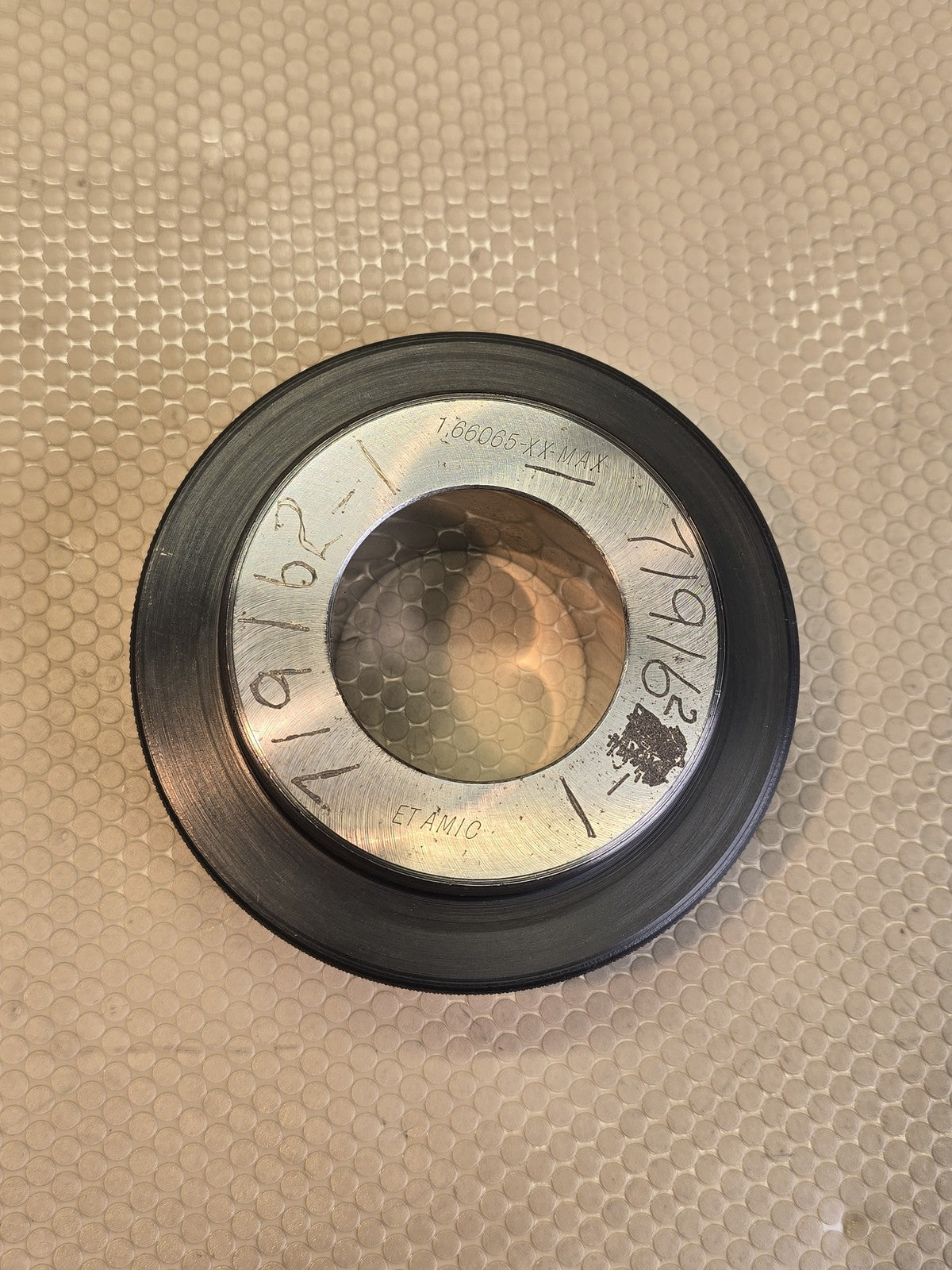 Etamic Bore Ring Master Setting Ring Gauge 1.66065-XX-MAX