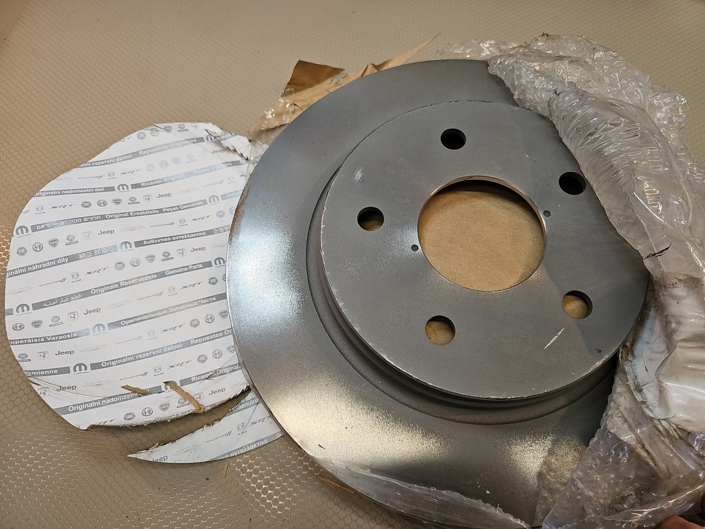 GENUINE OEM Mopar 68002221AA Disc Brake Rotor Fits Ram Chrysler Dodge Jeep NEW