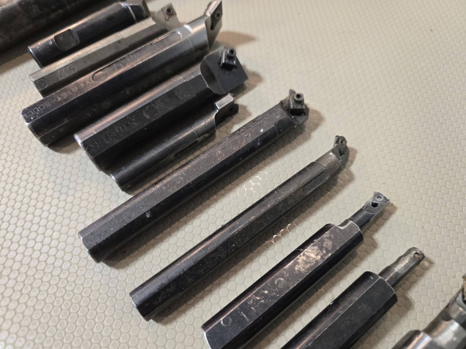 LOT OF BORING BARS END MILLS Cutters Shanks with Carbide Inserts 
