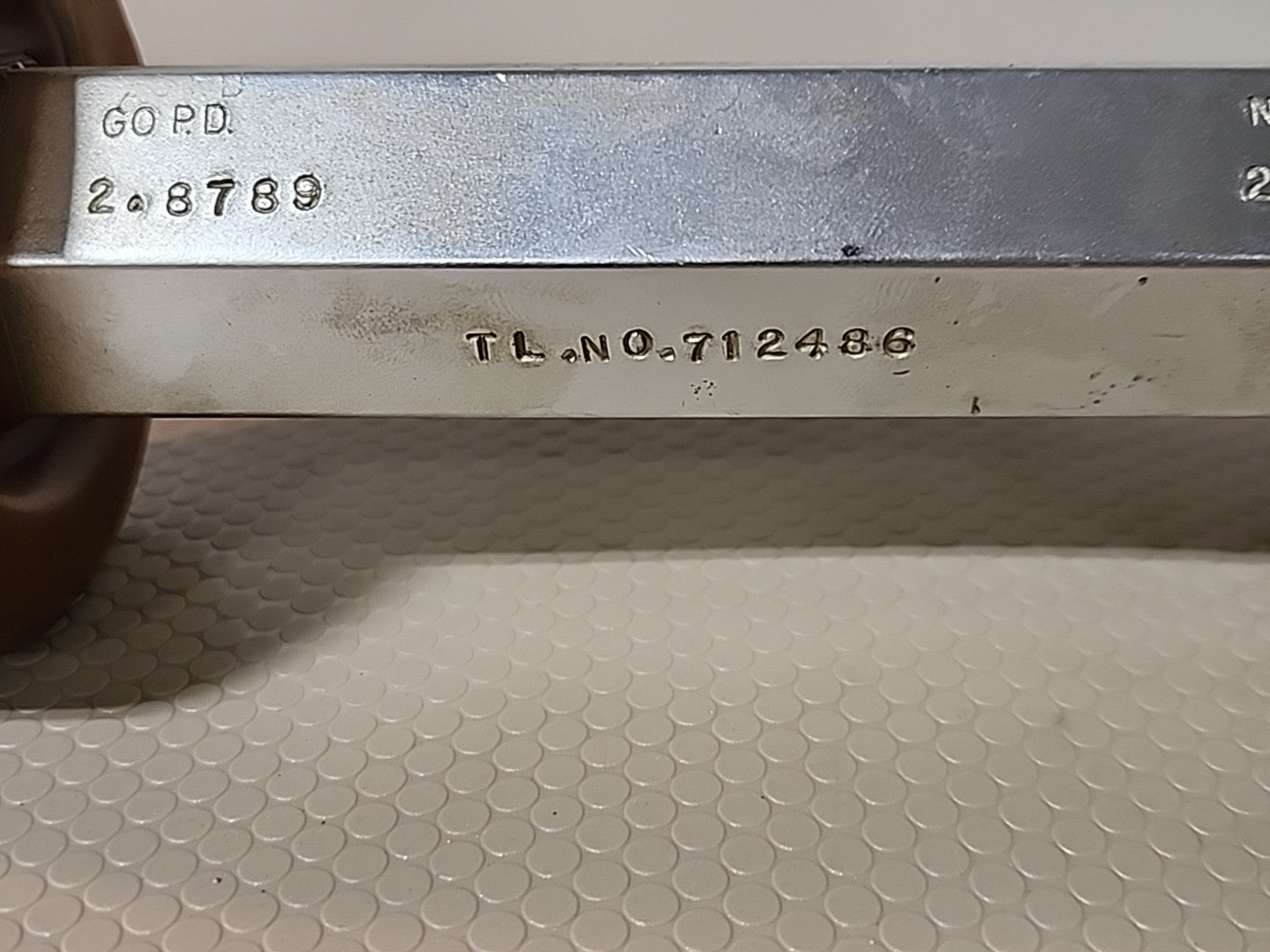 HEMCO THREAD PLUG GAGE 3 2.933-12 N-3 GO PD: 2.8789 NOGO PD: 2.8843 TL.NO.712486