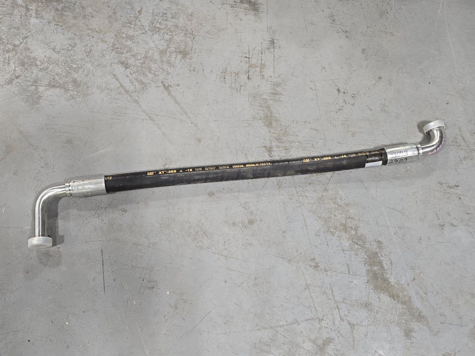 CAT OEM 312-5401 Hydraulic Hose Assembly XT-3ES -16 1" 3 FT ID 4061 PSI Genuine