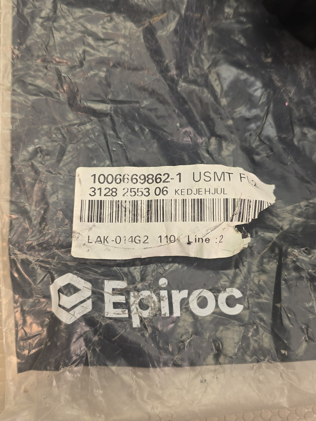 Epiroc 3128 2553 06 Sprocket Wheel 10 Tooth Keyway Bore