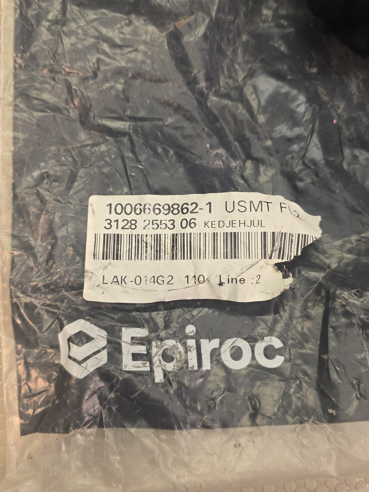 Epiroc 3128 2553 06 Sprocket Wheel 10 Tooth Keyway Bore