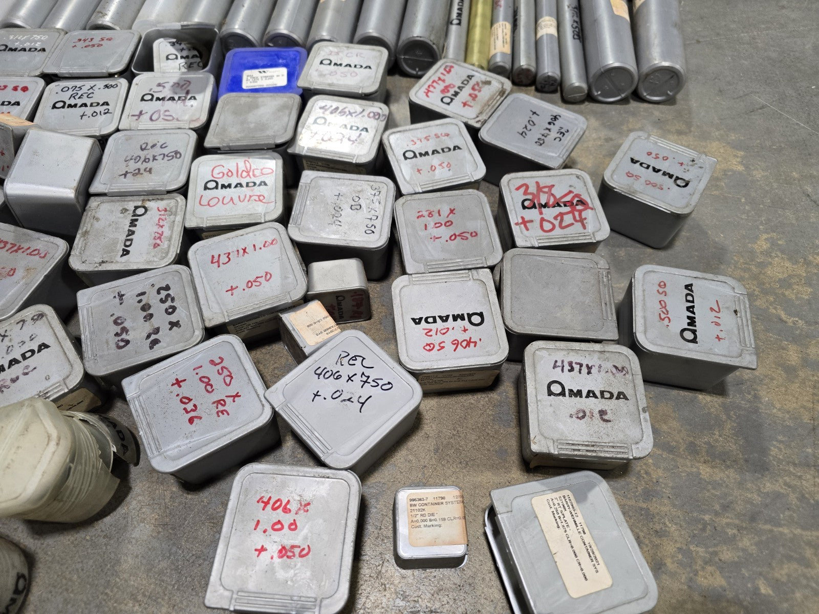 MASSIVE LOT AMADA Wilson Amada Turret Punch Tooling *179 Pc 9$ Per!*