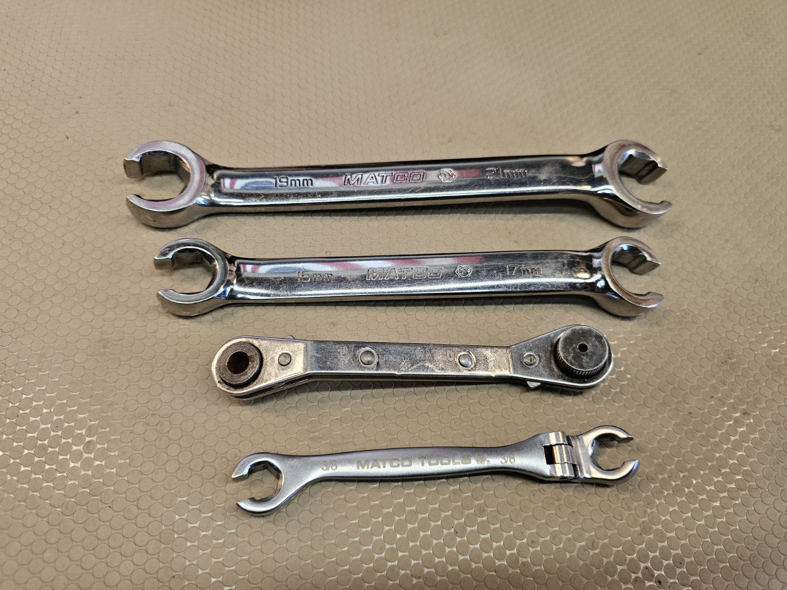 Matco Flare Nut Metric Lot Wrench Set 4pt SAE Flex Head Etc.
