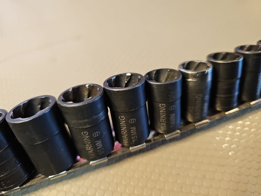 LTI by Milton@ 3/8" Drive Twist Socket Damaged Fastener Removal System 13 Piece