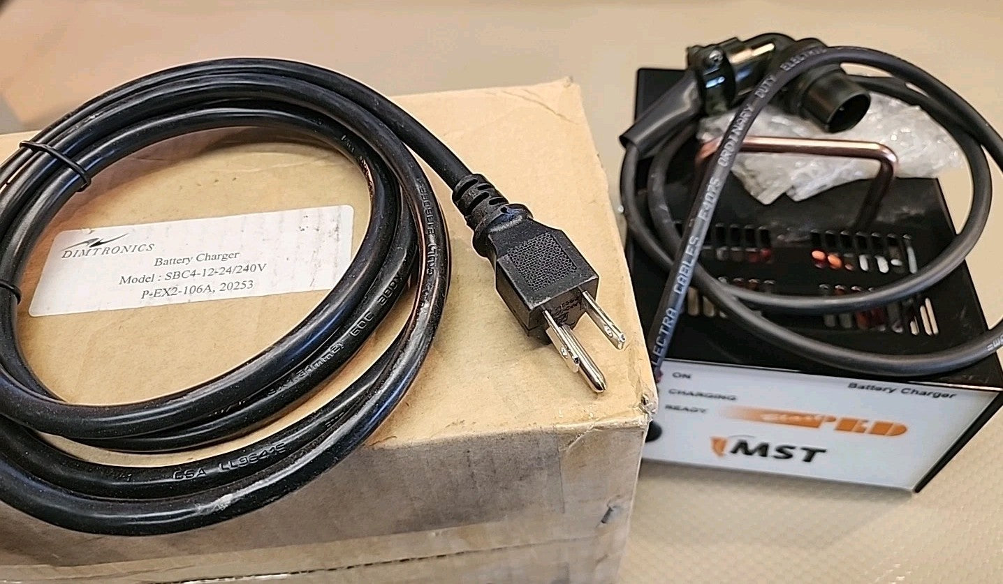 MST BlastPED NiMH Battery Charger Model SBC 4-12-24 Mining Equipment