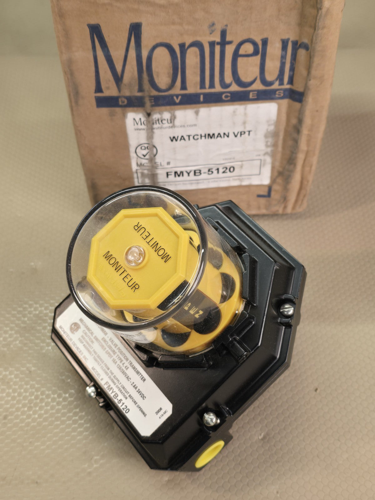 Moniteur Watchman VPT FMYB-5120 Valve Position Transmitter Limit Switch New