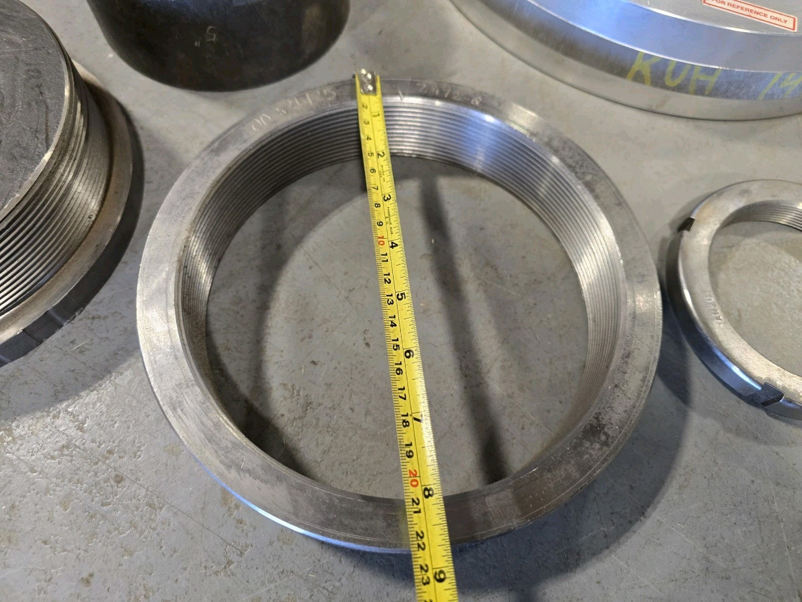 LARGE 5 - 10 Inch Thread Plug Gages Shoulder Connection Thread Gage