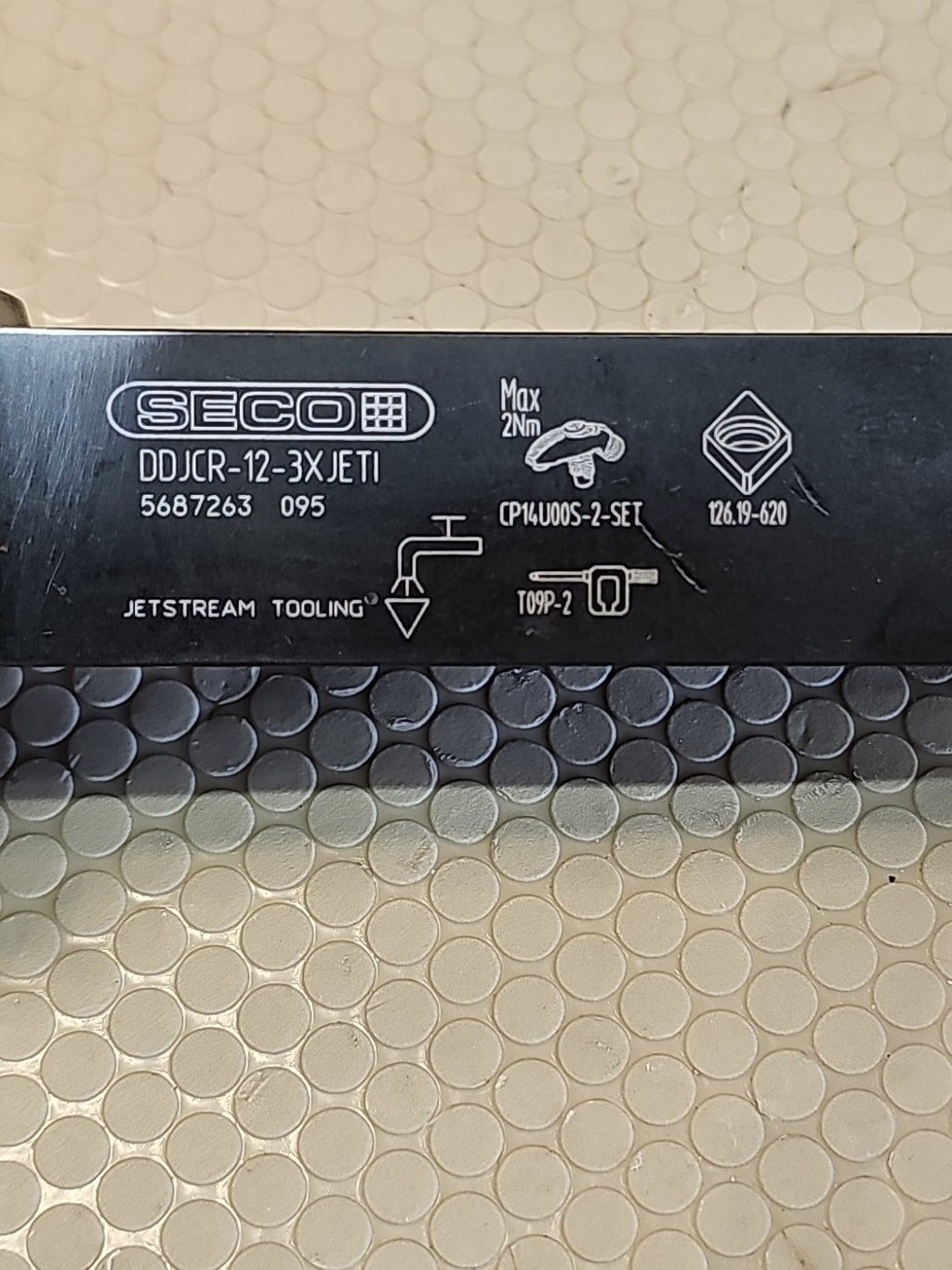 SECO Indexable Turning Toolholder: DDJCR-12-3XJETI Coolant