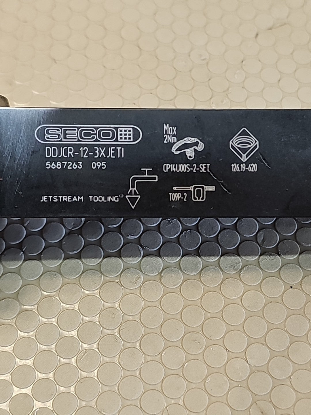 SECO Indexable Turning Toolholder: DDJCR-12-3XJETI Coolant