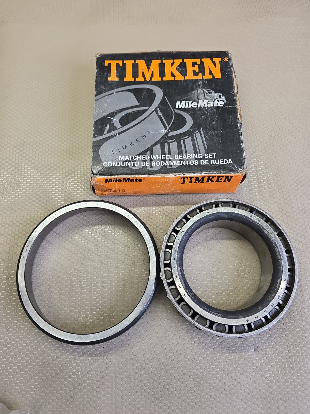 SET414 Timken MileMate HM218248/HM218210 Wheel Bearing Set NEW