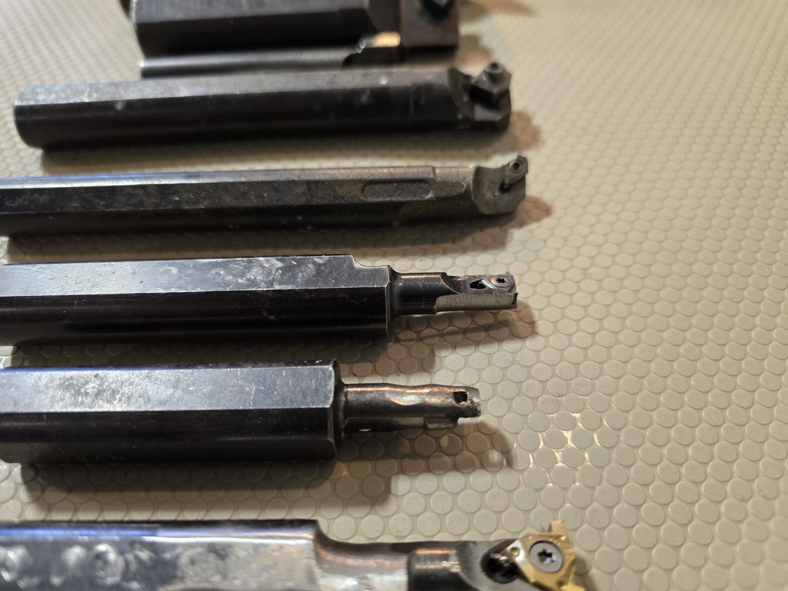 LOT OF BORING BARS END MILLS Cutters Shanks with Carbide Inserts 