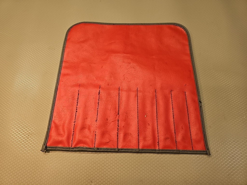 SNAP ON C-89D RED WRENCH  BAG POUCH ROLL 8 POCKETS *VINTAGE & MINT*