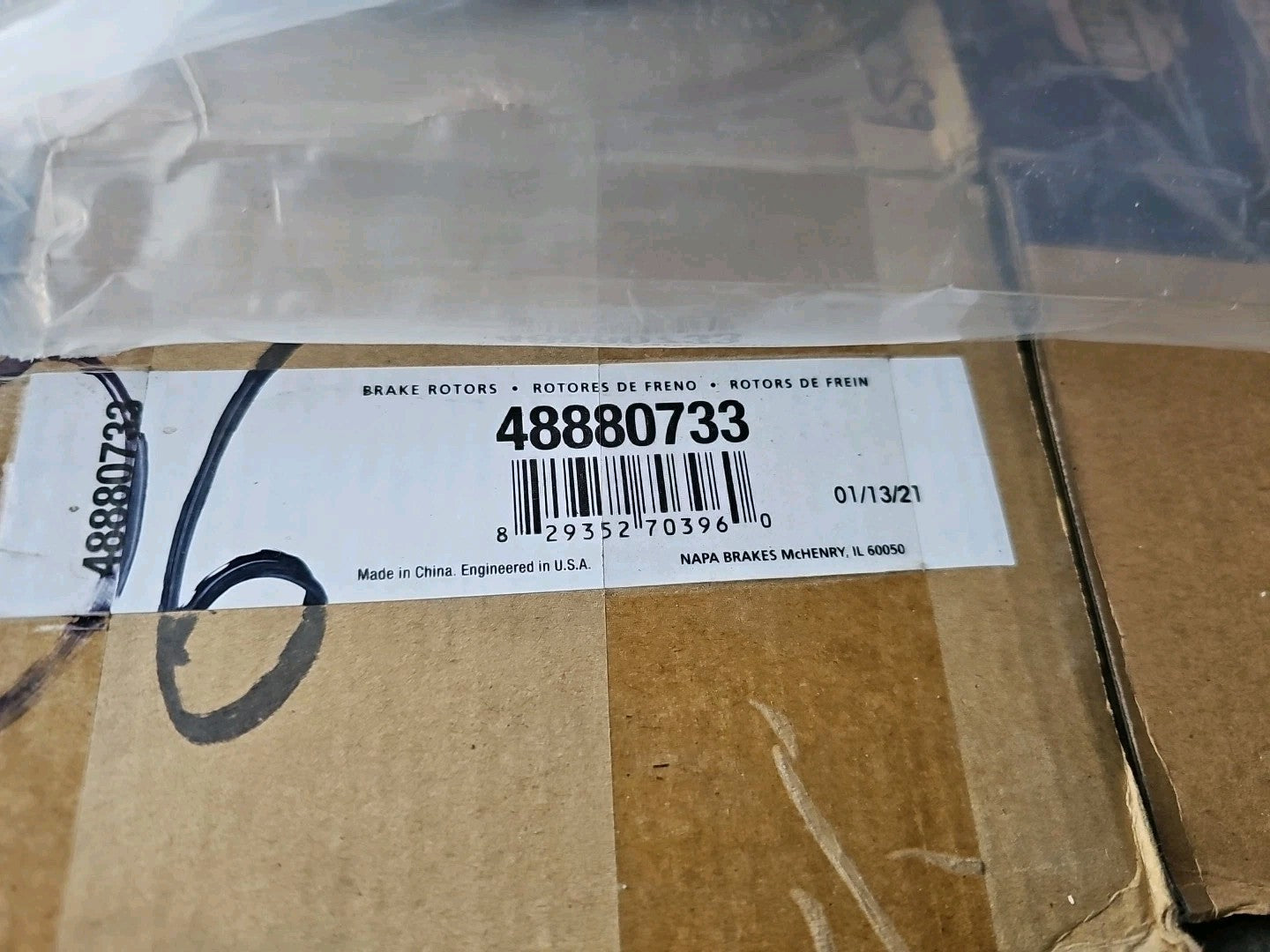 NAPA Premium Brake Disc Rotor 48880733. 326467  New! 