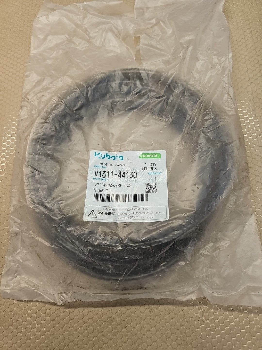 KUBOTA OEM V-Belt A- V1311-44130 Genuine OEM