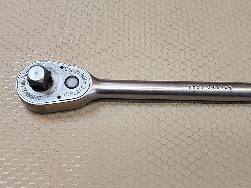 Mac Tools XR11 USA 11" Long Knurled Grip Handle 3/8" Drive