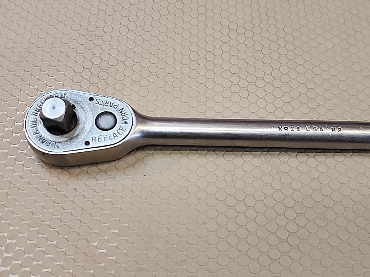 Mac Tools XR11 USA 11" Long Knurled Grip Handle 3/8" Drive