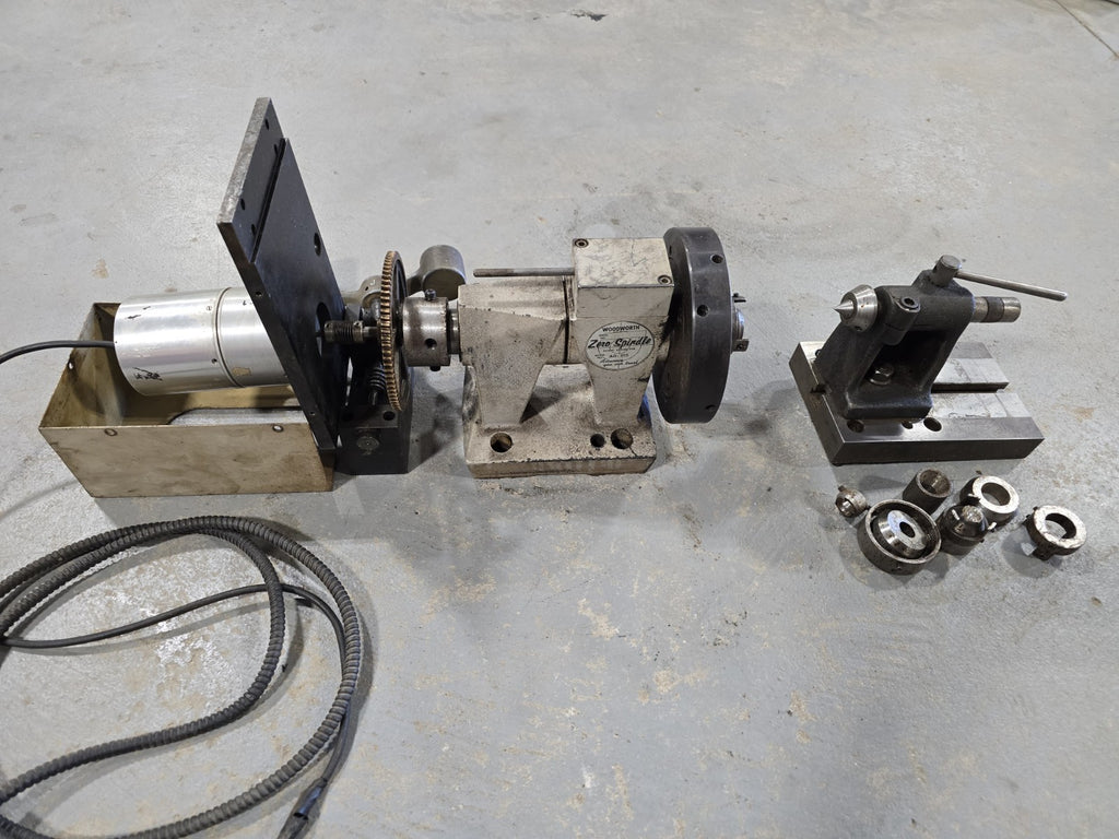 ZERO SOUTHERN GAGE  SYSTEMS SPINDLE FIXTURE MODEL AD-015 - USA Bench CENTER LOT