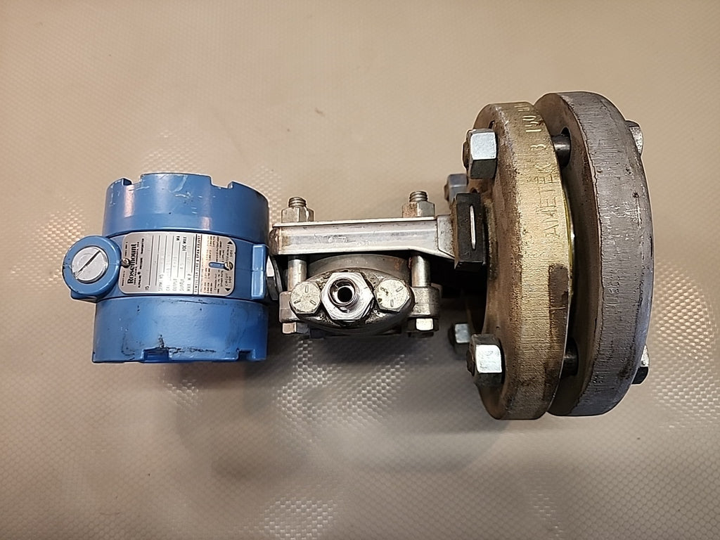 Rosemount Pressure Transmitter 1LLT4E22A0T0066TS 0–80 in H2O 4–20mA w/ SS Flange