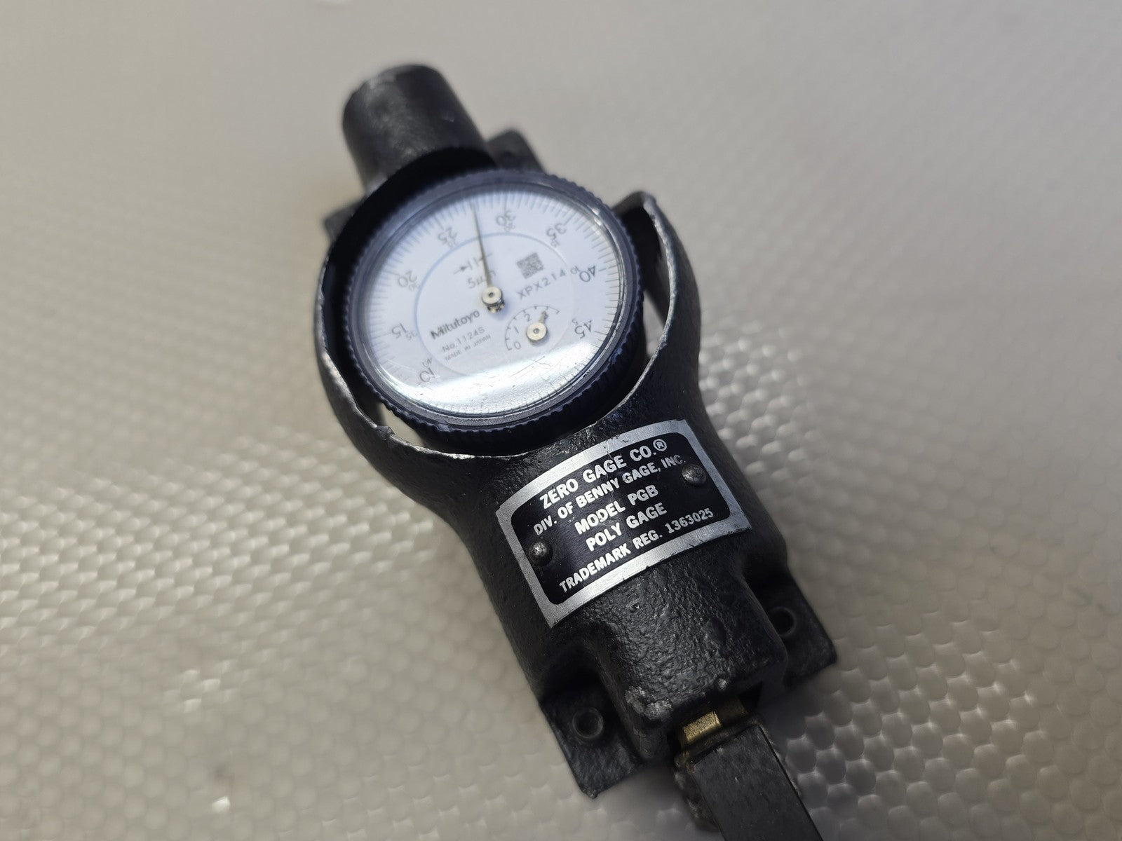 Zero Gage Co. PGB Poly Gage Mitutoyo 1124S 0-5N Dial Indicator Force Bore Gauge