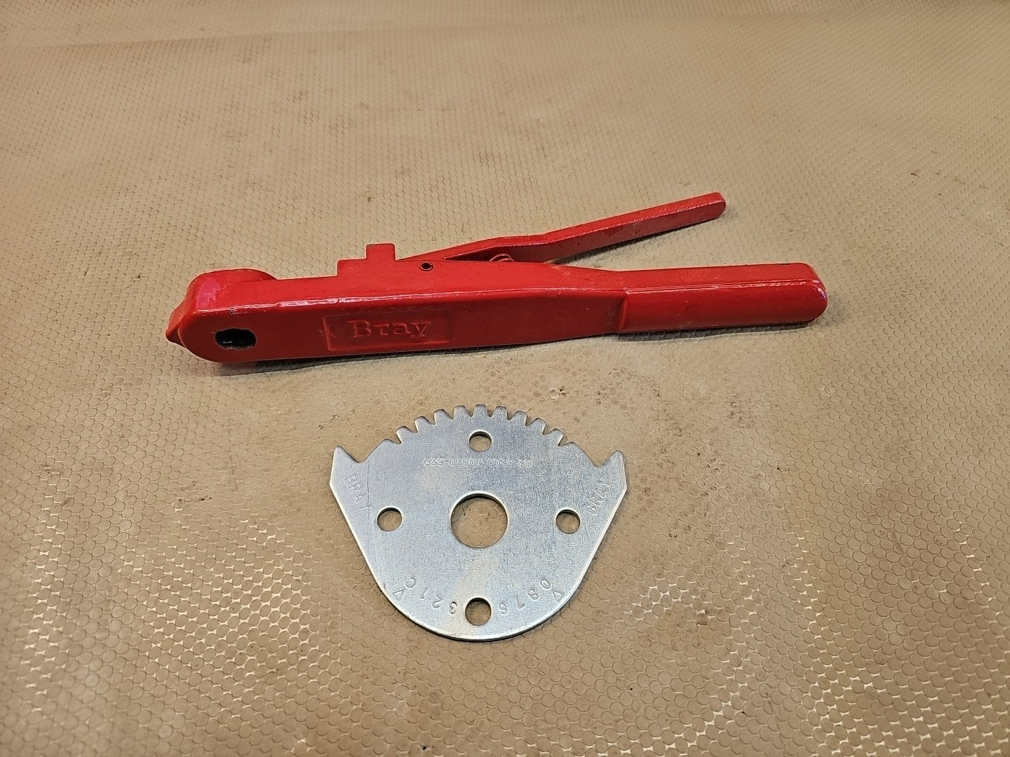 Bray Valve Lever Red Butterfly Valve Leaver