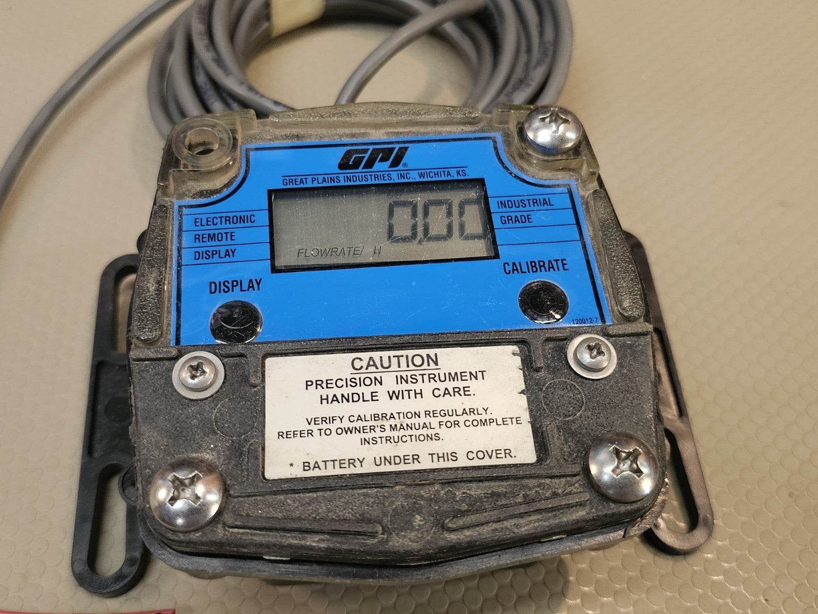 GPI GG500-MLocal Mount Display Liquid Chemical meter device *works*