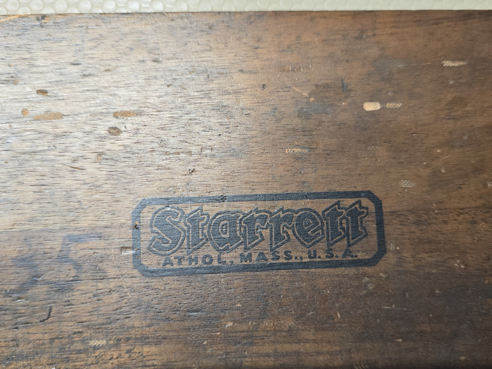 Vintage Starrett No. 124-B Machinist Inside Micrometer Set with Wooden Case USA