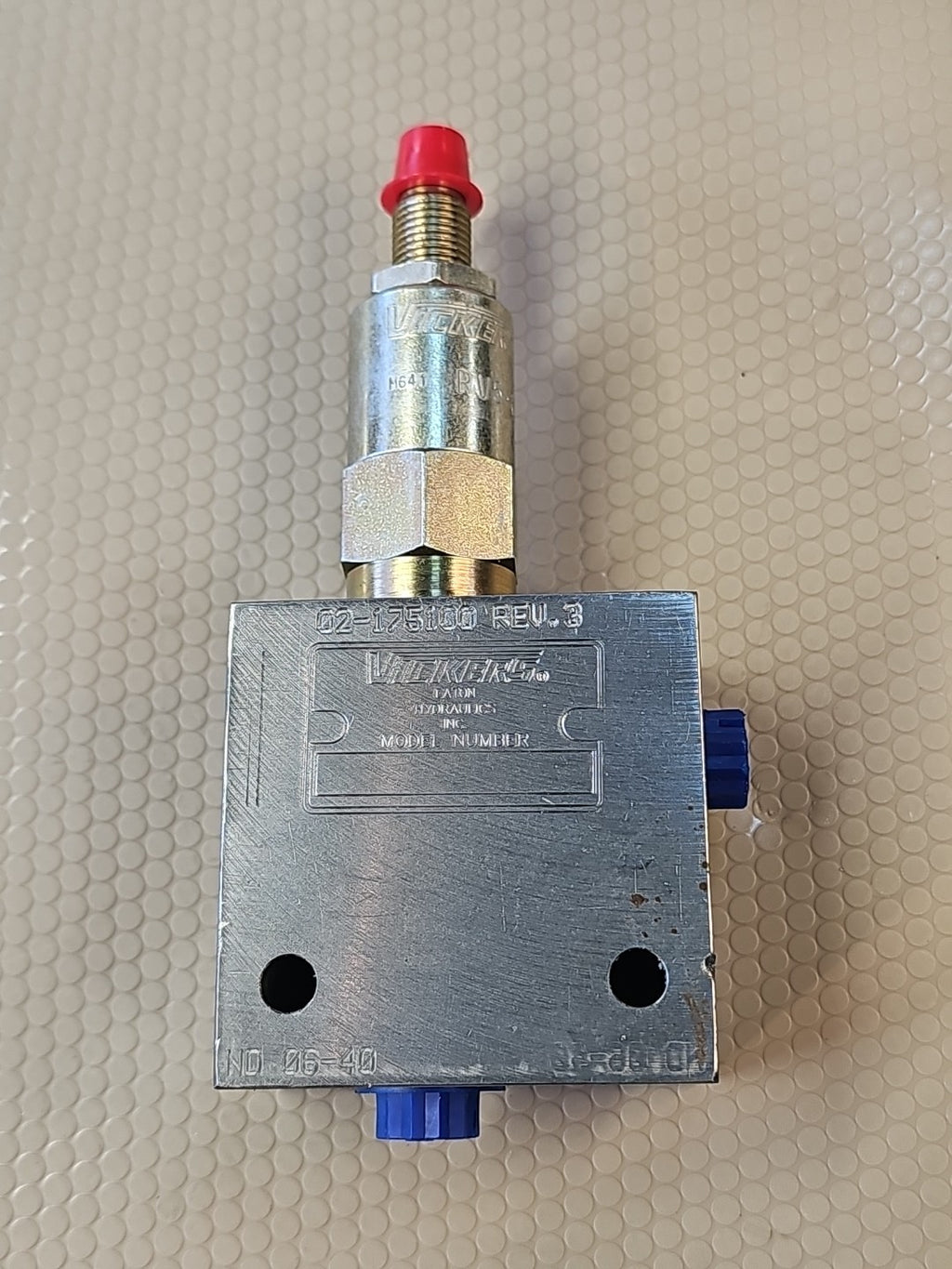 Vickers Genuine RV5-10-S-0-50/ Relief Valve W/Vickers Steel Housing 02-175100 