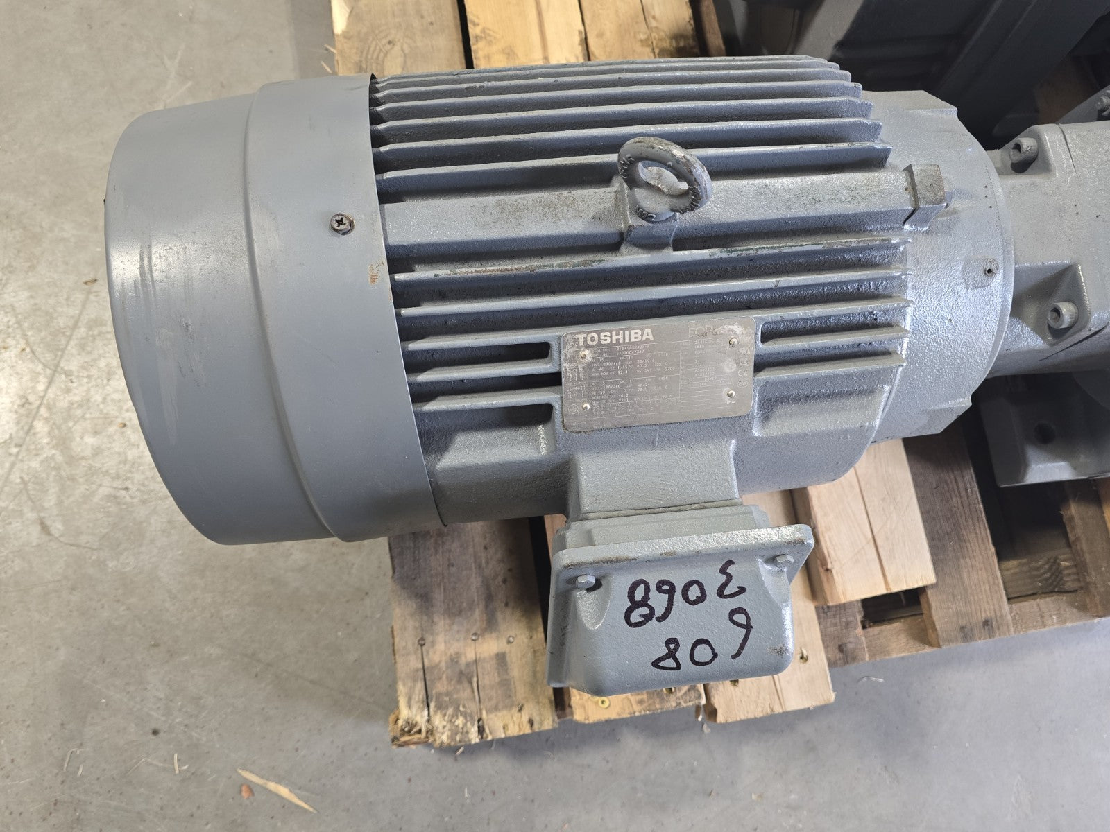 Toshiba 15HP Gearmotor 0154SDSR42A-P 1800RPM 460V 3PH Severe Duty EQP Global SD