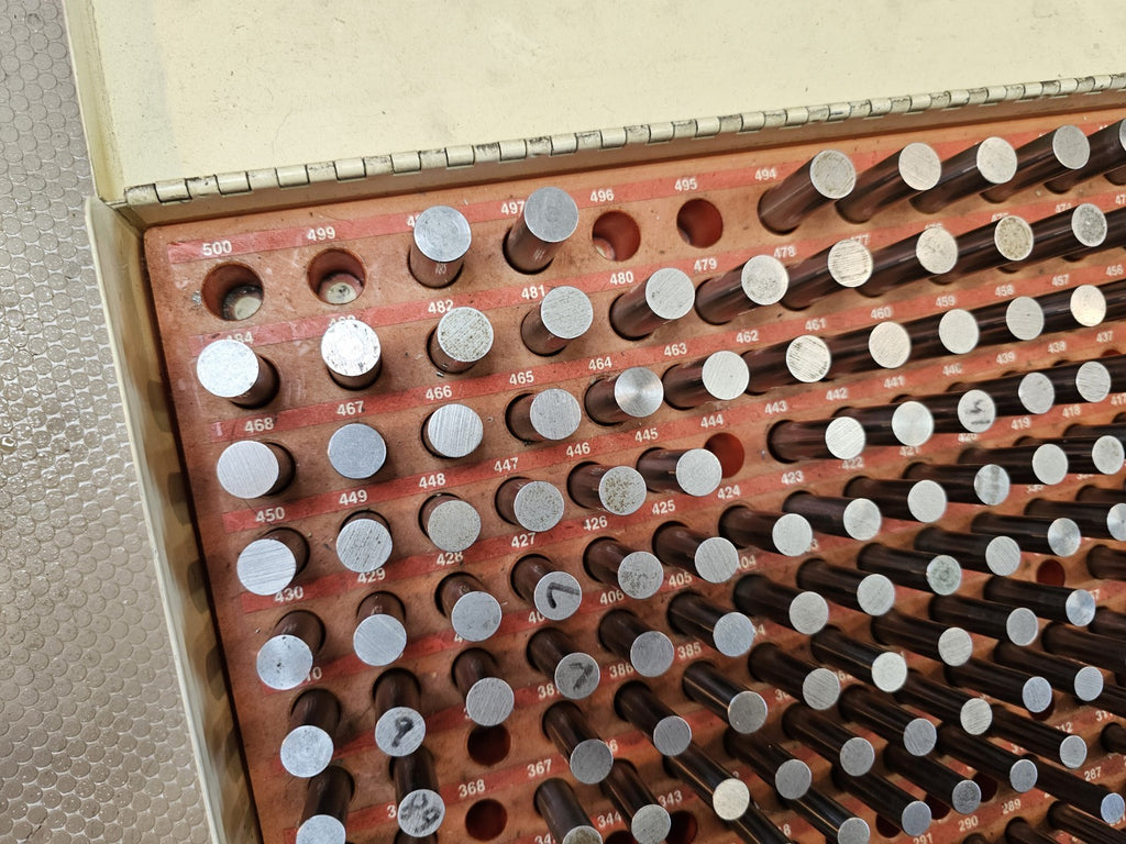 Vermont Pin Gage .251 to .500 Series C Class Minus Set Missing a few
