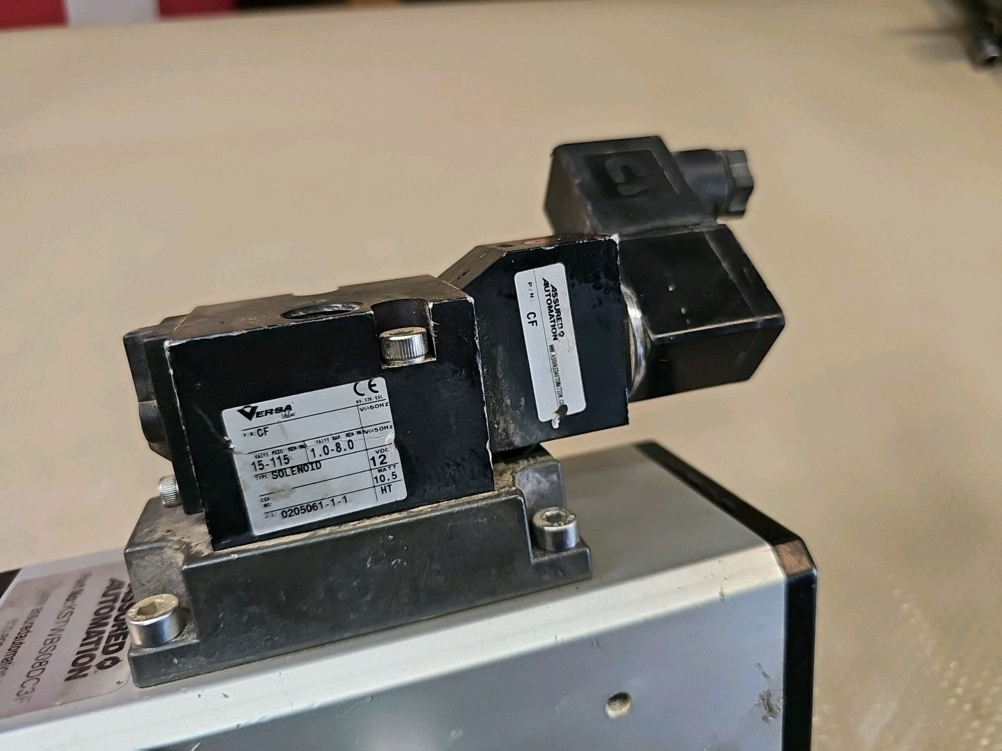 Assured Automation Valve KTSWBS08DC3F & Actuator Assembly NPT SS Valve *TESTED*