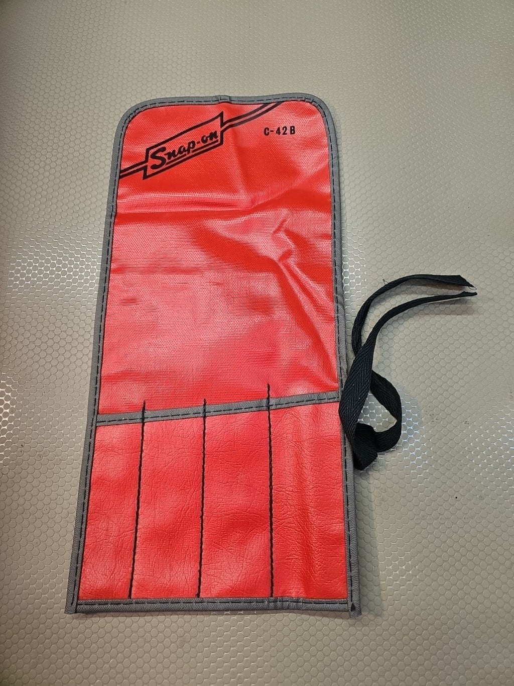 SNAP ON C79 RED WRENCH  BAG POUCH ROLL 4 POCKETS *VINTAGE & MINT*