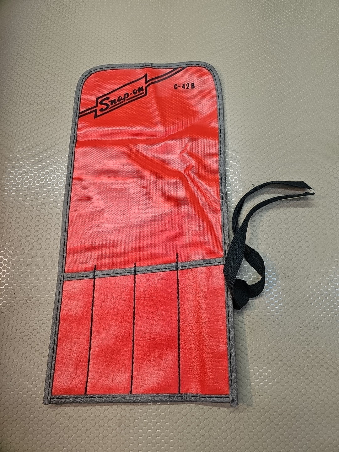 SNAP ON C79 RED WRENCH  BAG POUCH ROLL 4 POCKETS *VINTAGE & MINT*