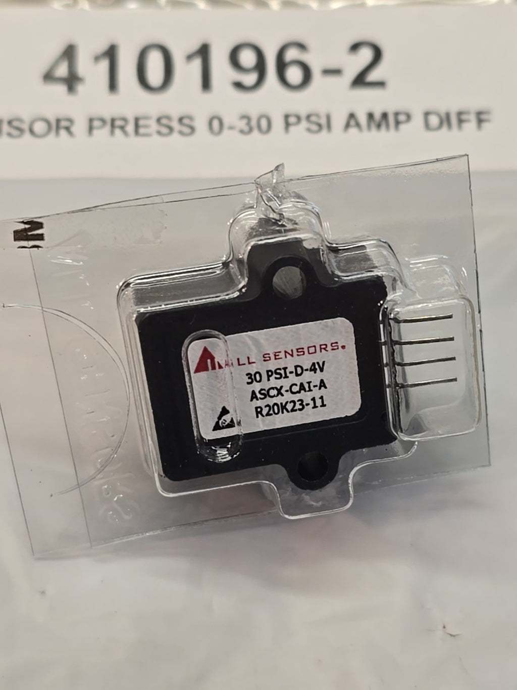 CAI 410196-2 Air Pressure Sensor 0-30 PSI - California Analytical Instruments