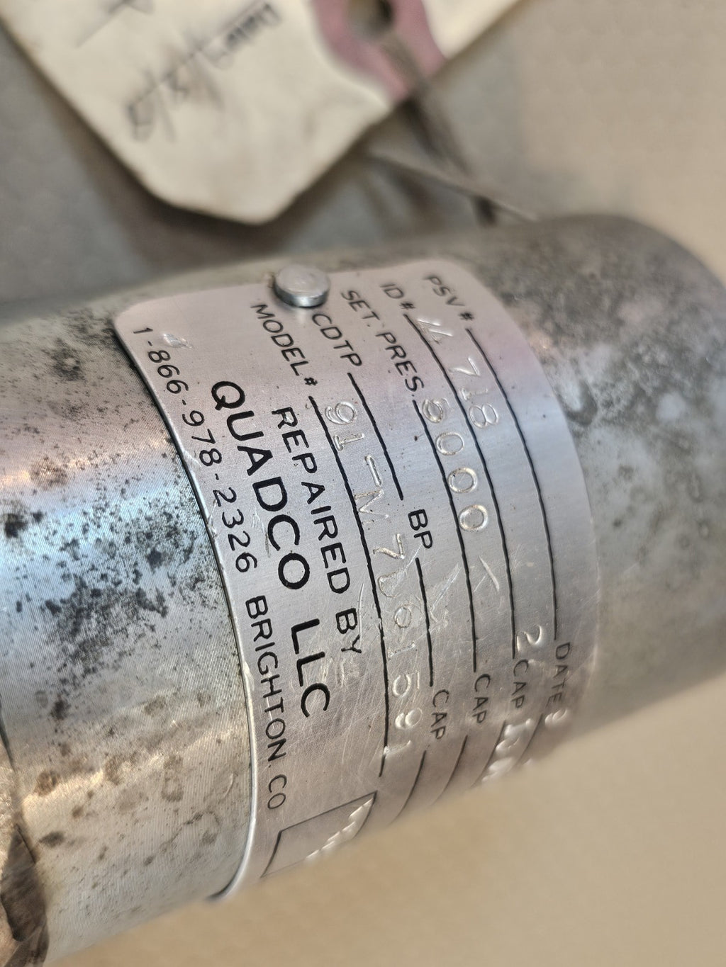 Mercer Valve Pressure Relief Valve 91-M7D61P1641 Set P. 3000 PSI *FRESH REBUILD!
