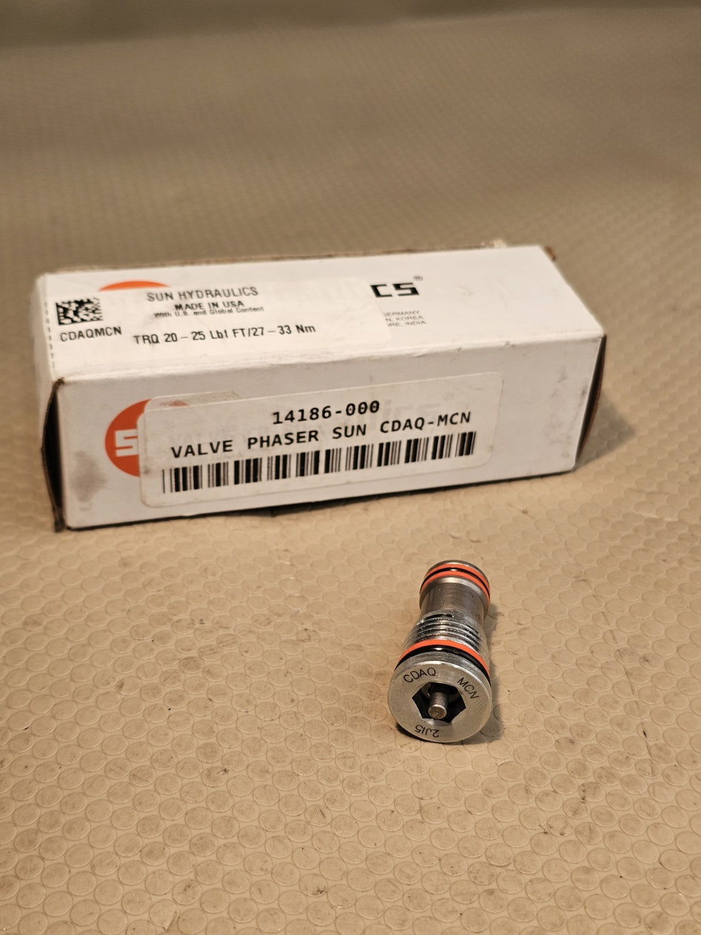 Sun Hydraulics CDAQ-MCN Valve Phaser Cartridge - 14186-000