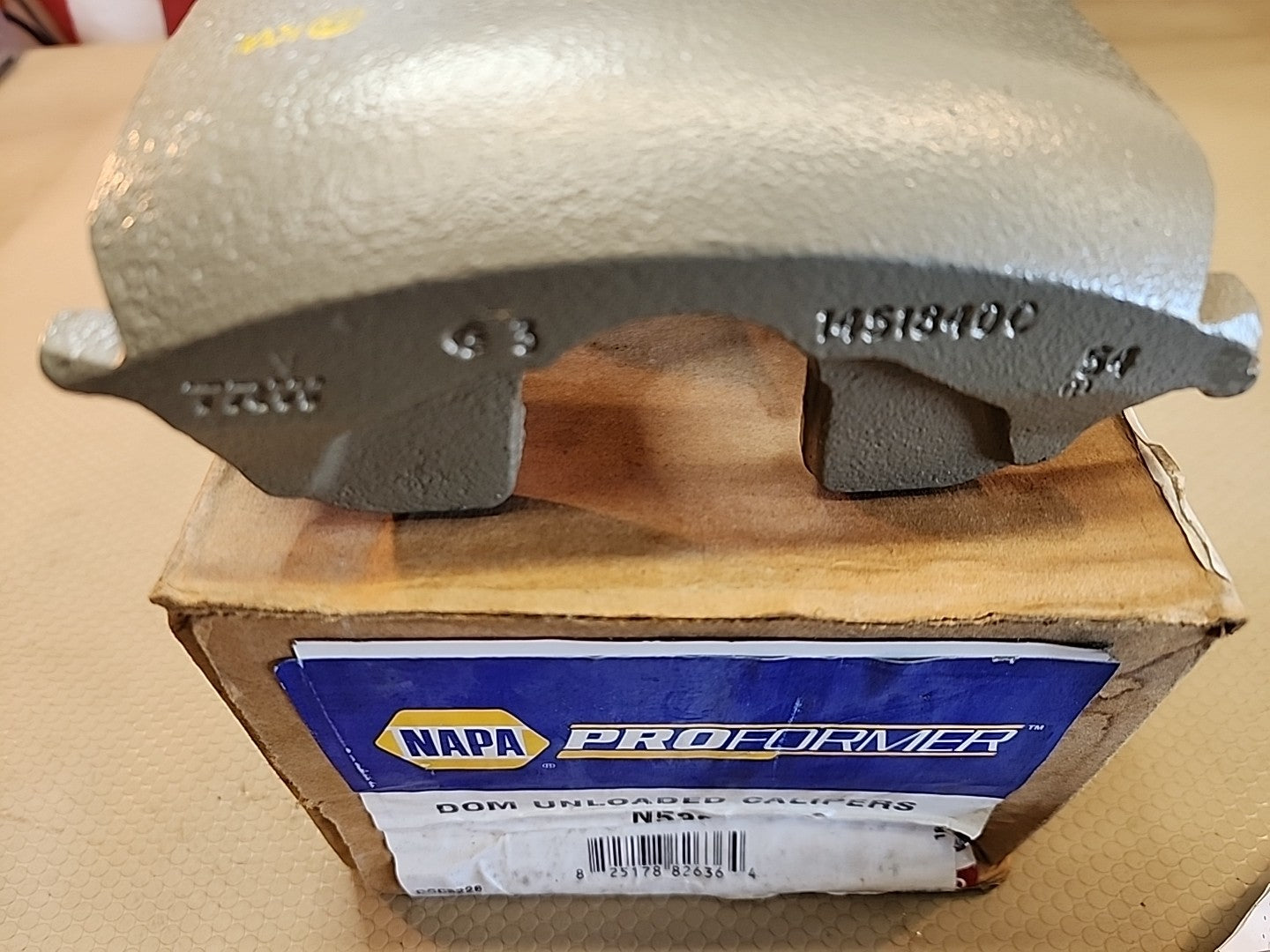 NAPA Dom Unloaded Brake Caliper N5387 New